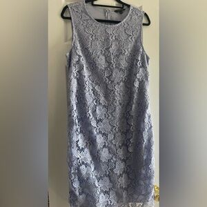 Lavender dress from Banana Republic